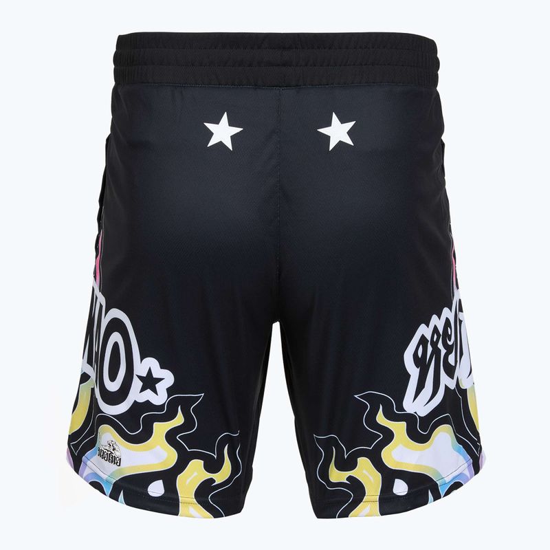 Шорти для тренувань чоловічі YOKKAO Flames Workout black 2
