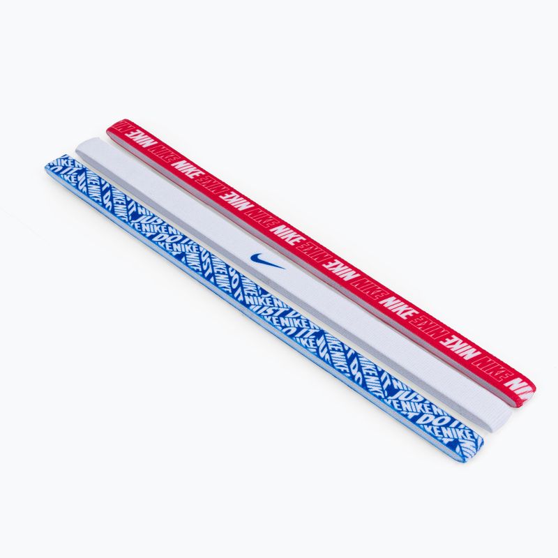 Пов'язки на голову Nike Printed Headbands 3 шт. різнокольорові N0002560-495 2