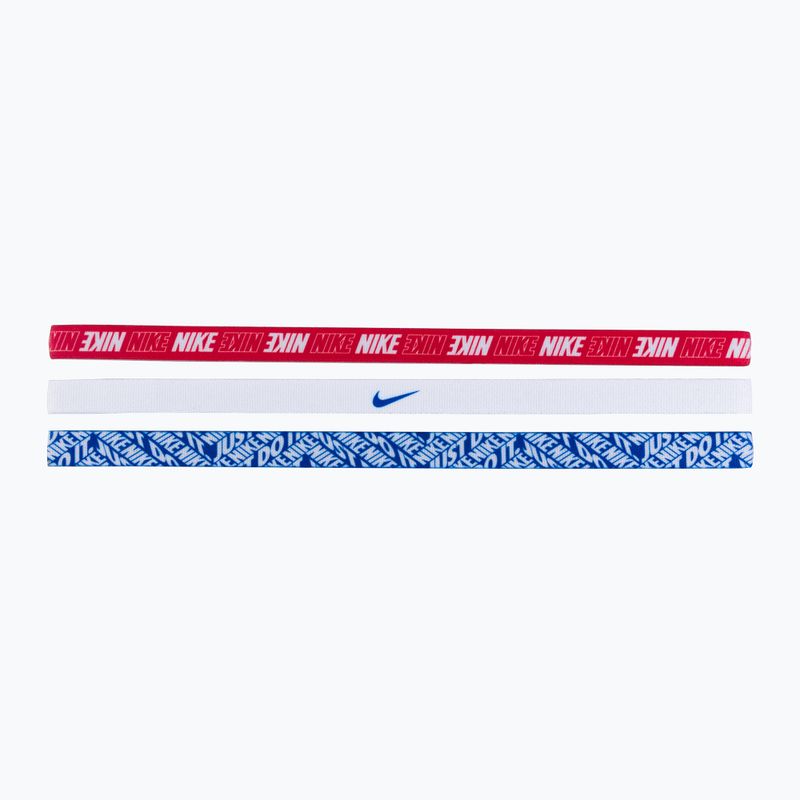Пов'язки на голову Nike Printed Headbands 3 шт. різнокольорові N0002560-495