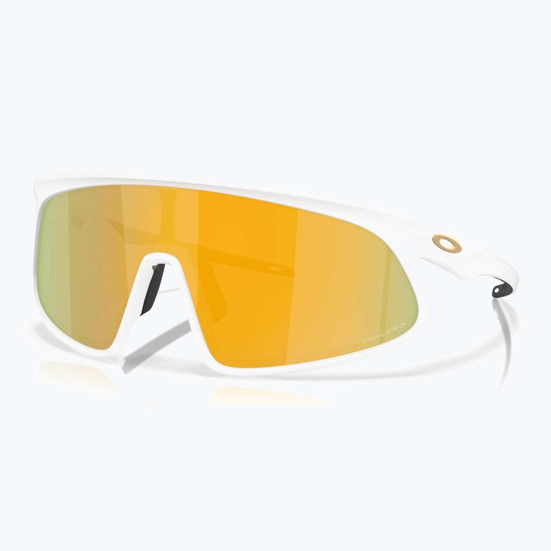 Сонцезахисні окуляри Oakley RSLV матовий білий/призма 24k