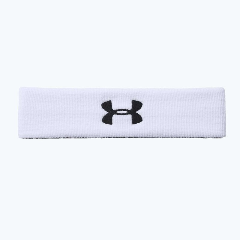 Пов'язка на голову чоловіча Under Armour Performance Headband 100 біло-чорна 1276990
