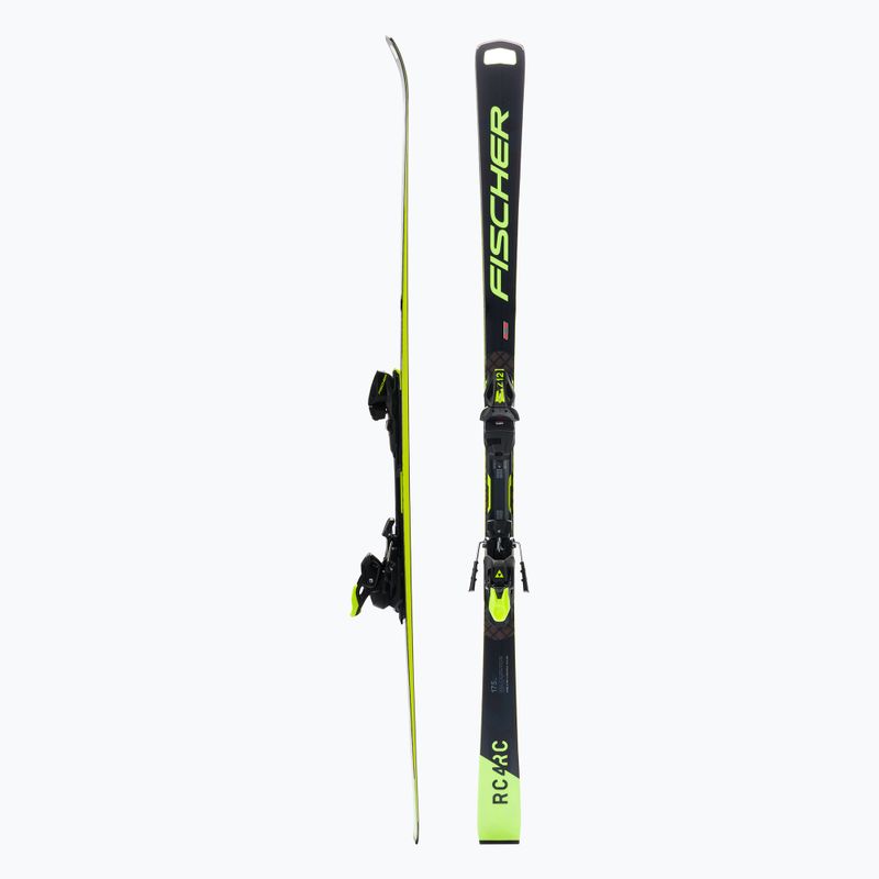 Лижі гірські чоловічі Fischer RC4 WC RC MT + RC4 Z12 PR чорні P06020 2
