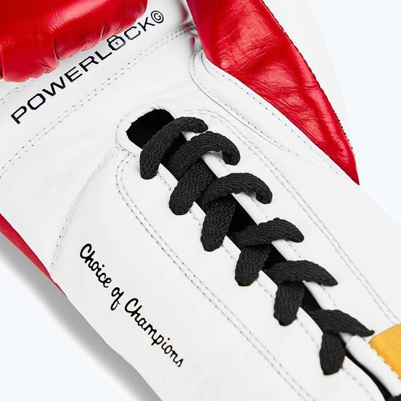 Рукавиці боксерські Everlast Powerlock OG Pro Fight red/white 4