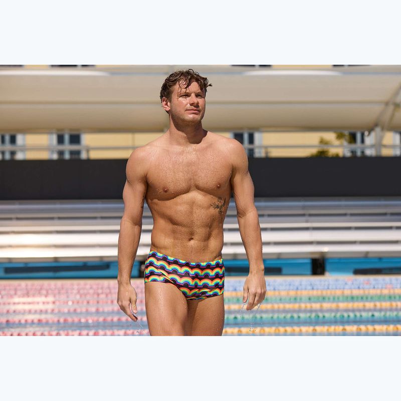Плавки чоловічі Funky Trunks Sidewinder Trunks rainbowie 7