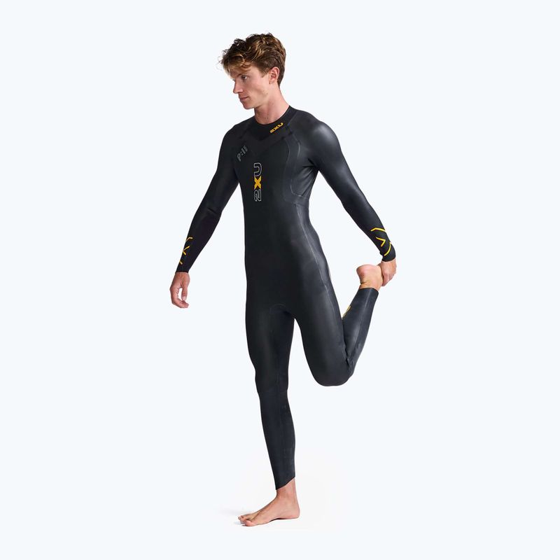 Чоловічий гідрокостюм для триатлону 2XU Propel:1 black/ambition MW4991C 4