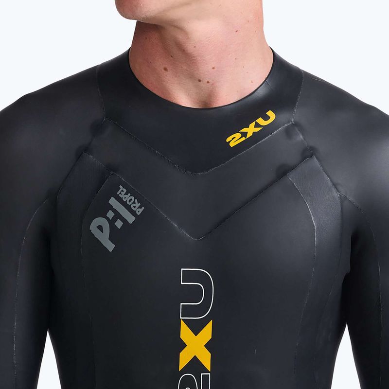 Чоловічий гідрокостюм для триатлону 2XU Propel:1 black/ambition MW4991C 5