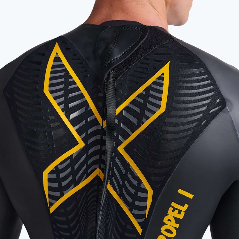 Чоловічий гідрокостюм для триатлону 2XU Propel:1 black/ambition MW4991C 6
