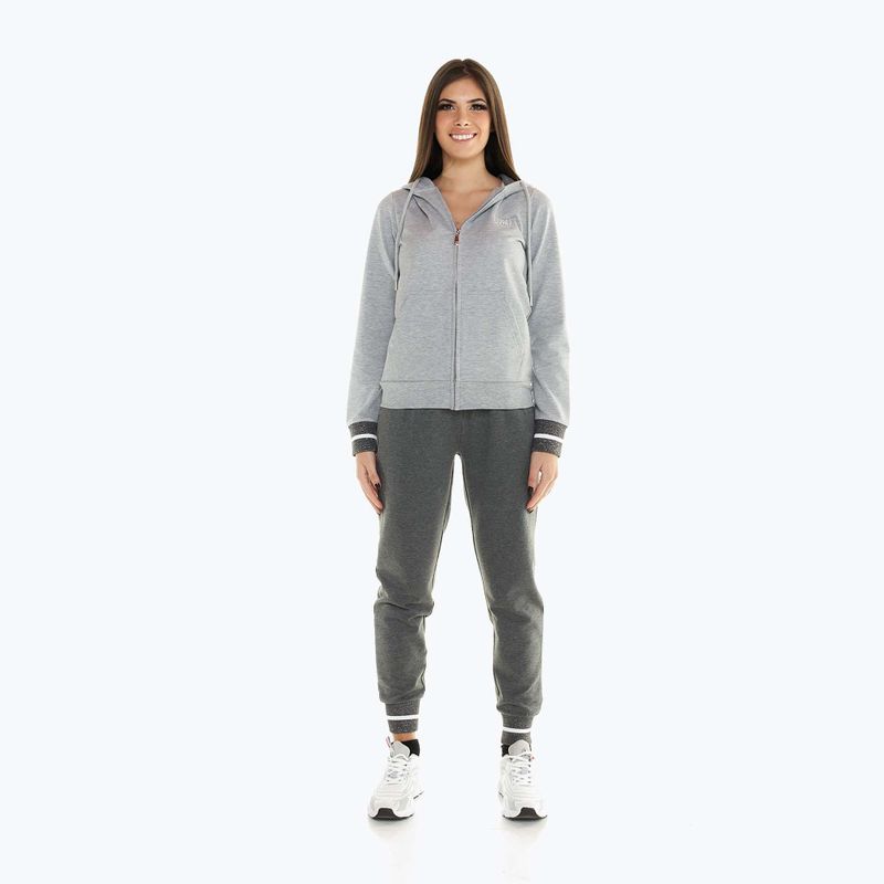 Костюм спортивний жіночий LEONE 1947 Greyss Hoody grey/melange 3