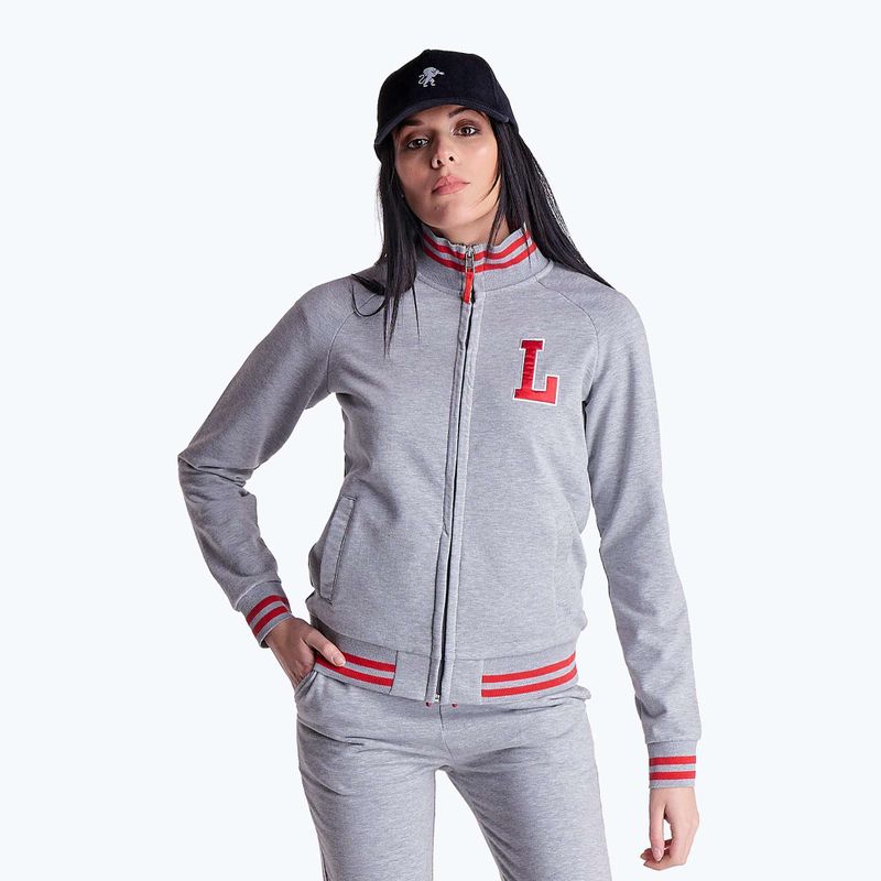 Костюм спортивний жіночий LEONE 1947 College grey/melange 2