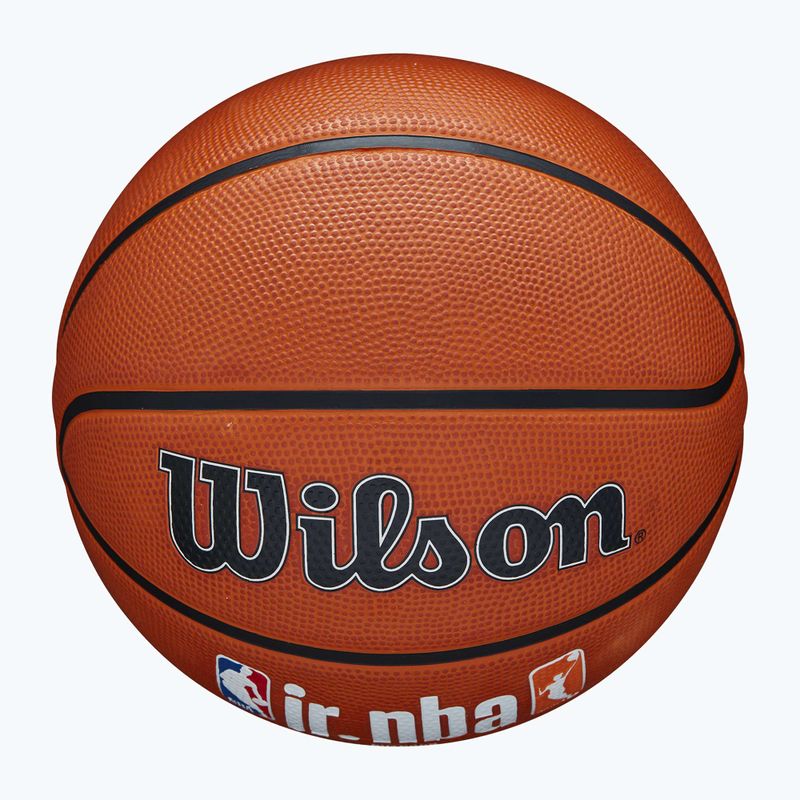 М'яч баскетбольний Wilson NBA JR Fam Logo Authentic Outdoor brown розмір 6 4