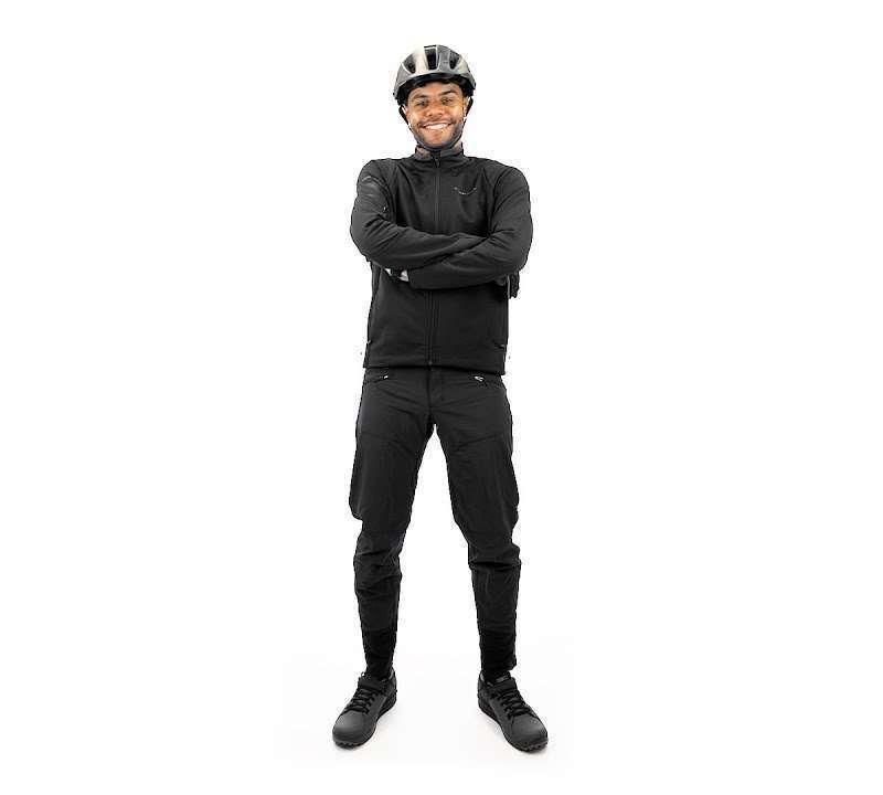 Чоловіча велосипедна куртка Endura Singletrack Softshell чорна 11