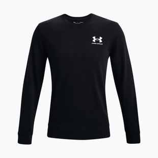 Кофта тренувальна чоловіча Under Armour Rival Terry LC Crew чорна 1370404