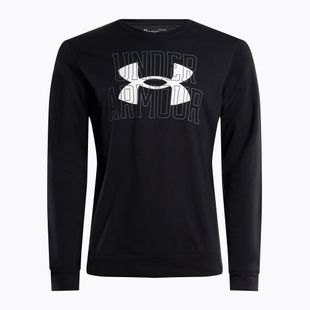 Кофта тренувальна чоловіча Under Armour Rival Terry Logo Crew чорна 1370391