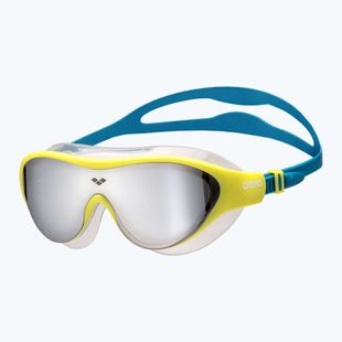 Окуляри для плавання дитячі arena The One Mirror Jr silver/soft green/blue cosmo