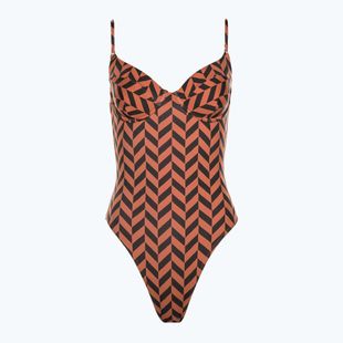 Купальник суцільний жіночий Billabong Cross Step brick