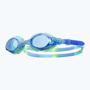 Окуляри для плавання дитячі TYR Swimple Tie Dye Non-Mirrored blue/blue/green
