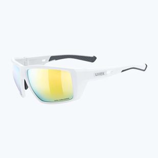 Окуляри сонцезахисні UVEX Mtn Venture CV white matt/mirror gold