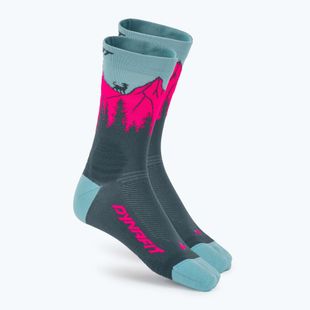 Шкарпетки DYNAFIT Traverse Crew cinder pink glo/6070