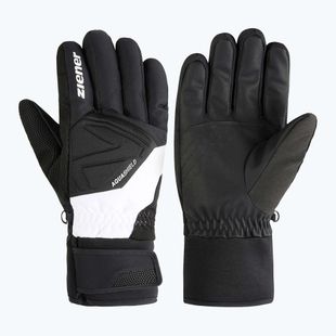 Рукавиці гірськолижні чоловічі ZIENER Gatis Aquashield black/white