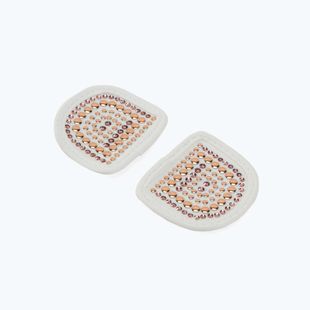 Латки для рукавичок для верхової їзди Hauke Schmidt Magic Tack Patches Square білі 0111-399-01