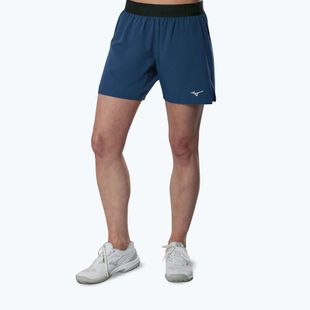 Шорти для бігу жіночі Mizuno Core 5.5 estate blue