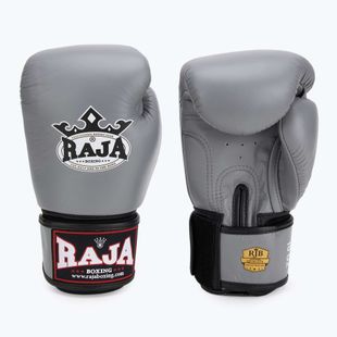 Рукавиці боксерські RAJA BOXING Single Standard Genuine Leather grey
