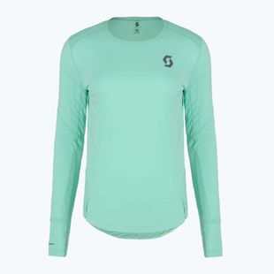 Лонгслів для бігу жіночий SCOTT Endurance Tech miami green