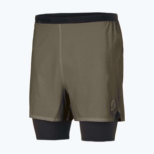 Шорти для бігу чоловічі SCOTT Hybrid Endurance Tech wood grey/black