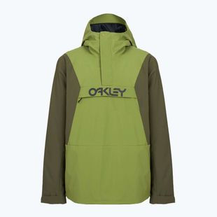Чоловіча сноубордична куртка Oakley TNP TBT утеплена анорак нова темна щітка/папороть