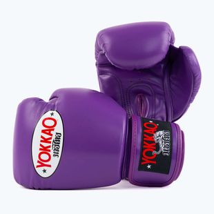 Рукавиці боксерські чоловічі YOKKAO Matrix flash purple