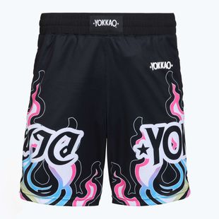Шорти для тренувань чоловічі YOKKAO Flames Workout black