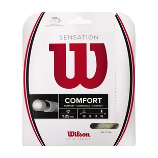 Струна для тенісу Wilson Sensation 17 12,2 м сіра WRZ941100+