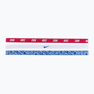 Пов'язки на голову Nike Printed Headbands 3 шт. різнокольорові N0002560-495